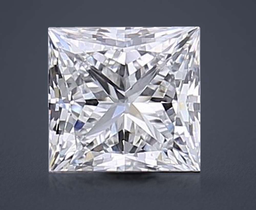 0.54 Carat Princess Lab Diamond