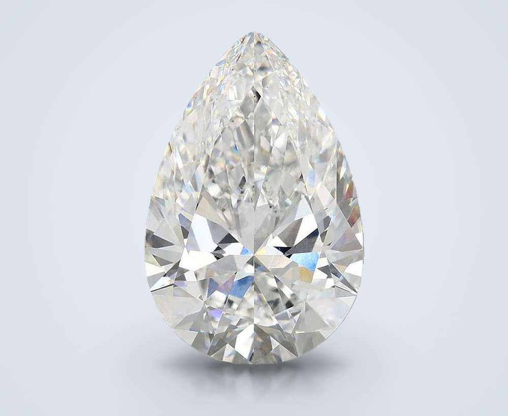 5.52 Carat Pear Lab Diamond