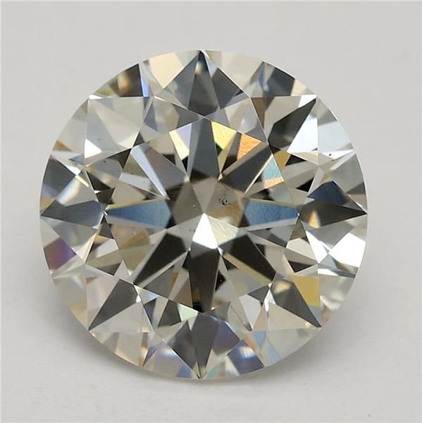 3.05ct J VS2 Rare Carat Ideal Cut Round Lab Grown Diamond