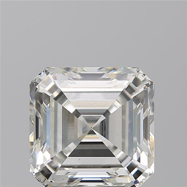 3.26ct H VS2 Rare Carat Ideal Cut Asscher Lab Grown Diamond