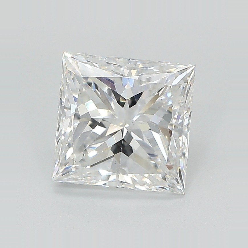 2.57ct E VS2 Rare Carat Ideal Cut Princess Lab Grown Diamond