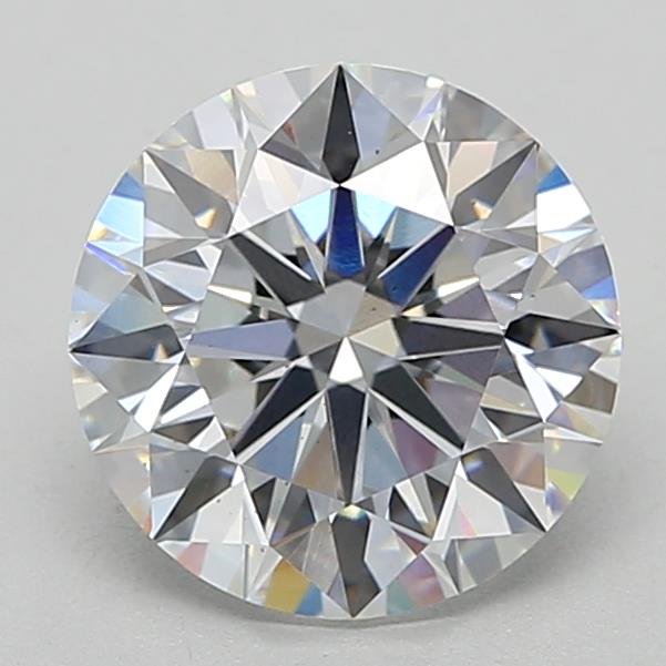 2.09ct E VS2 Rare Carat Ideal Cut Round Lab Grown Diamond