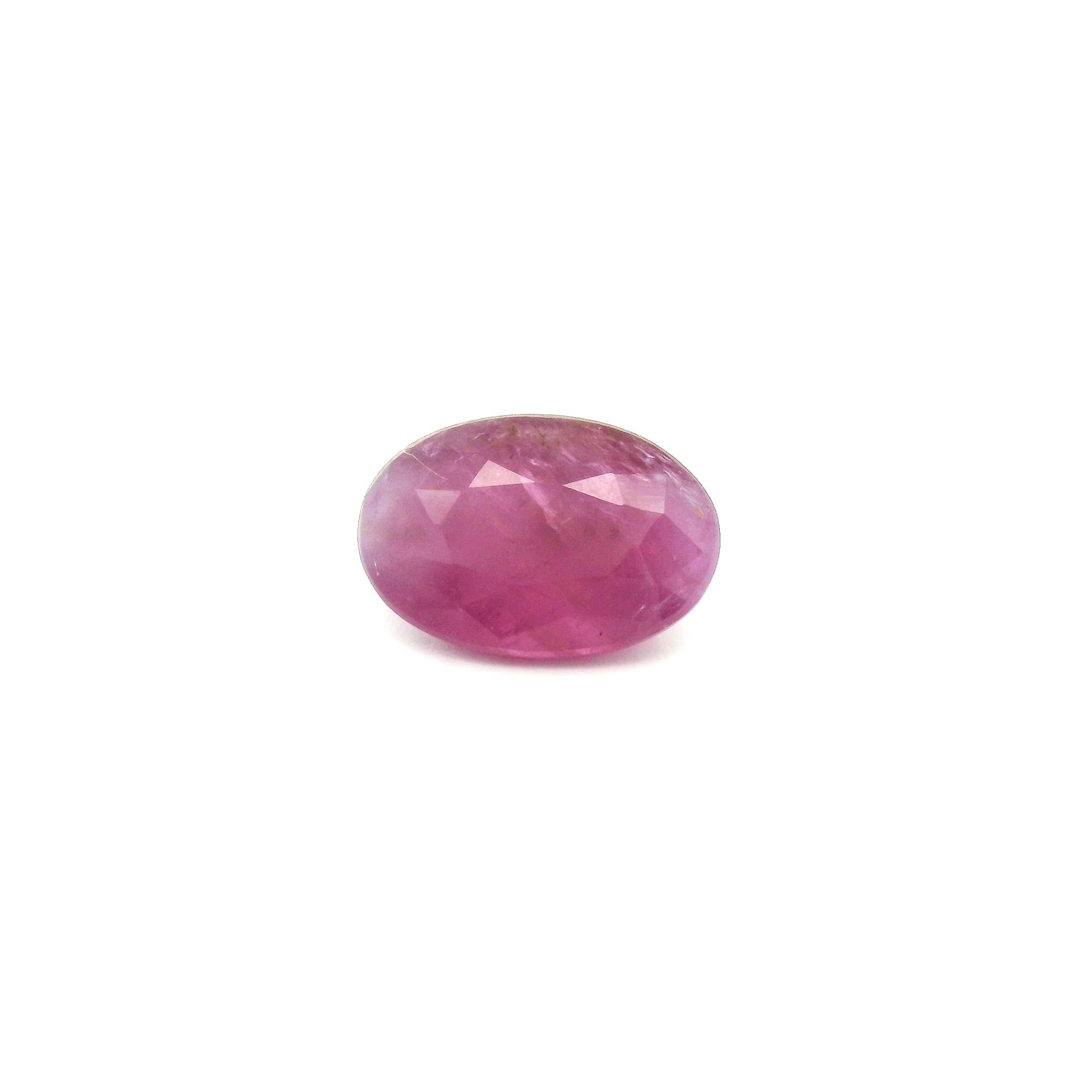 1.60 Carat Red Oval Ruby