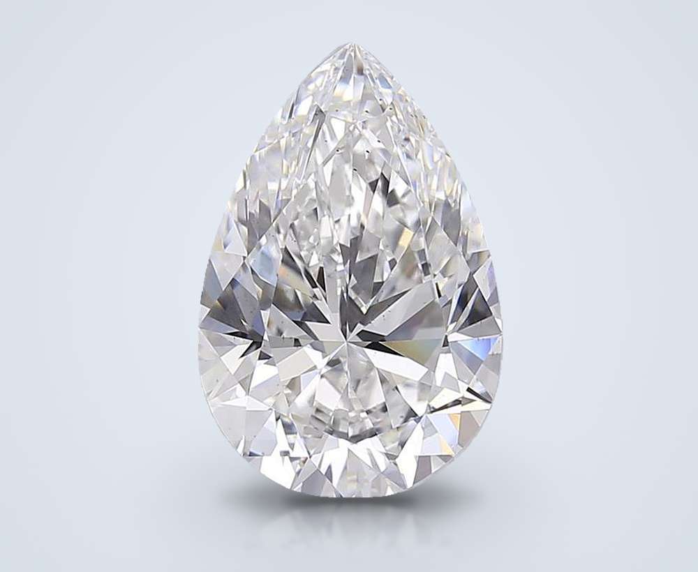 6.06 Carat Pear Lab Diamond