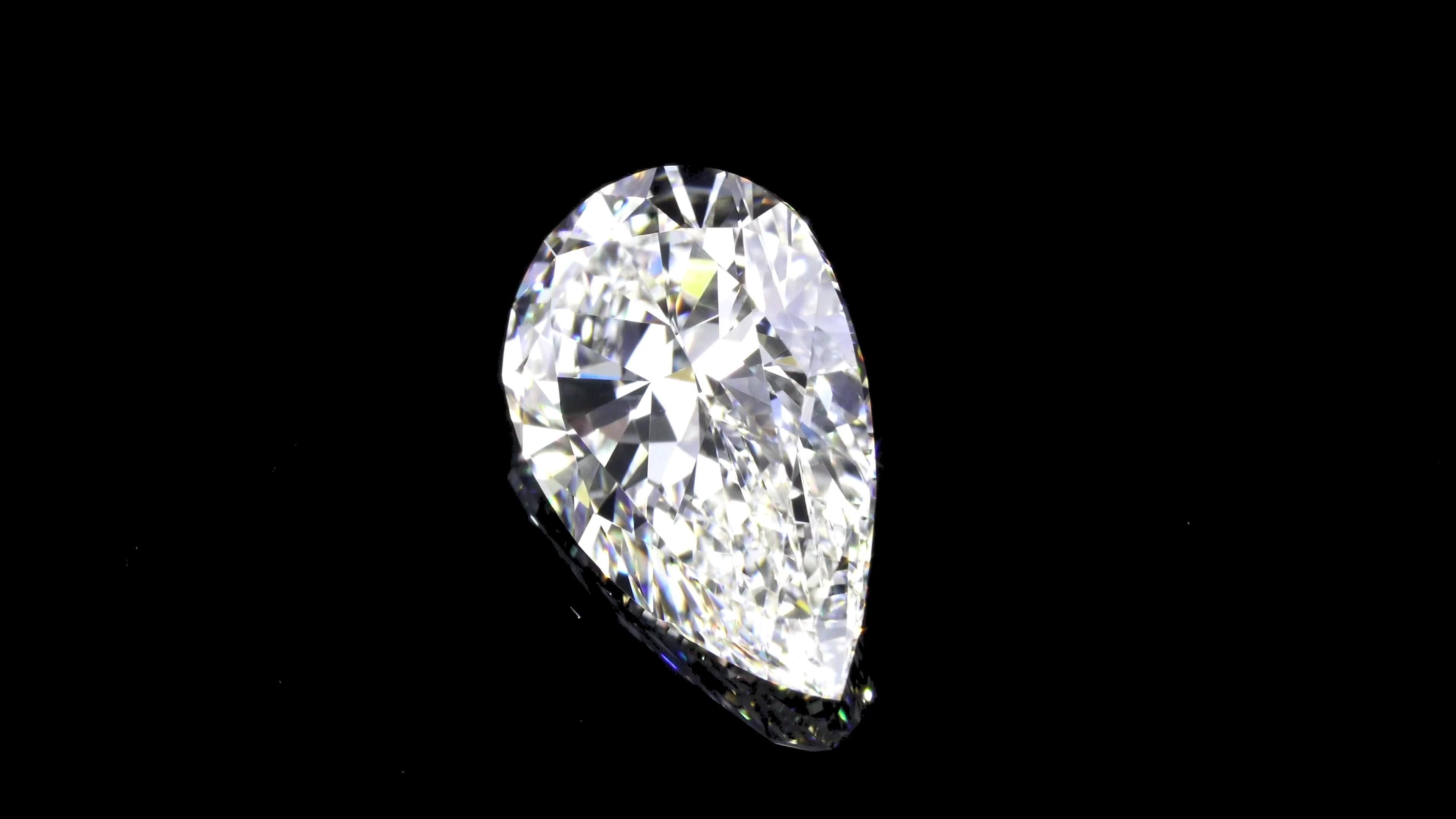 3.07 Carat Pear Natural Diamond
