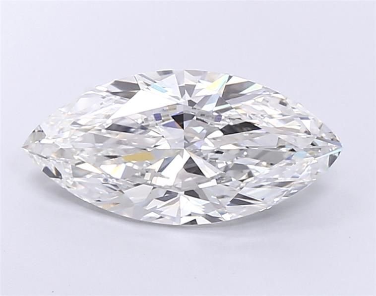 6.01ct F VVS2 Rare Carat Ideal Cut Marquise Lab Grown Diamond