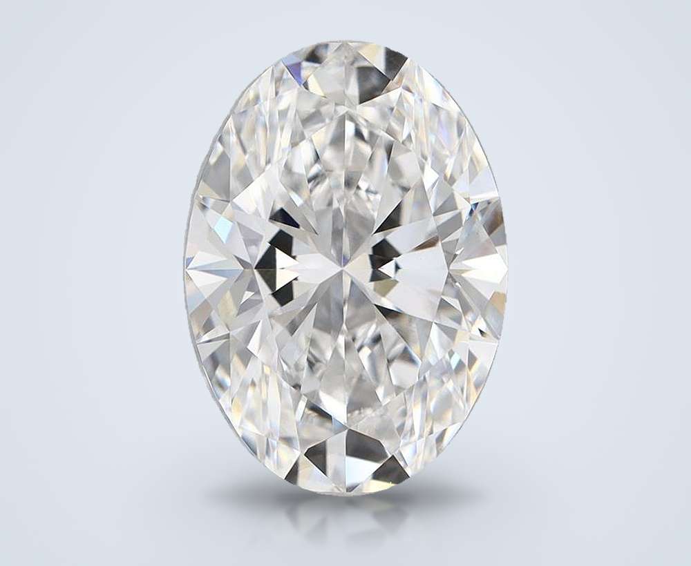 6.10 Carat Oval Lab Diamond