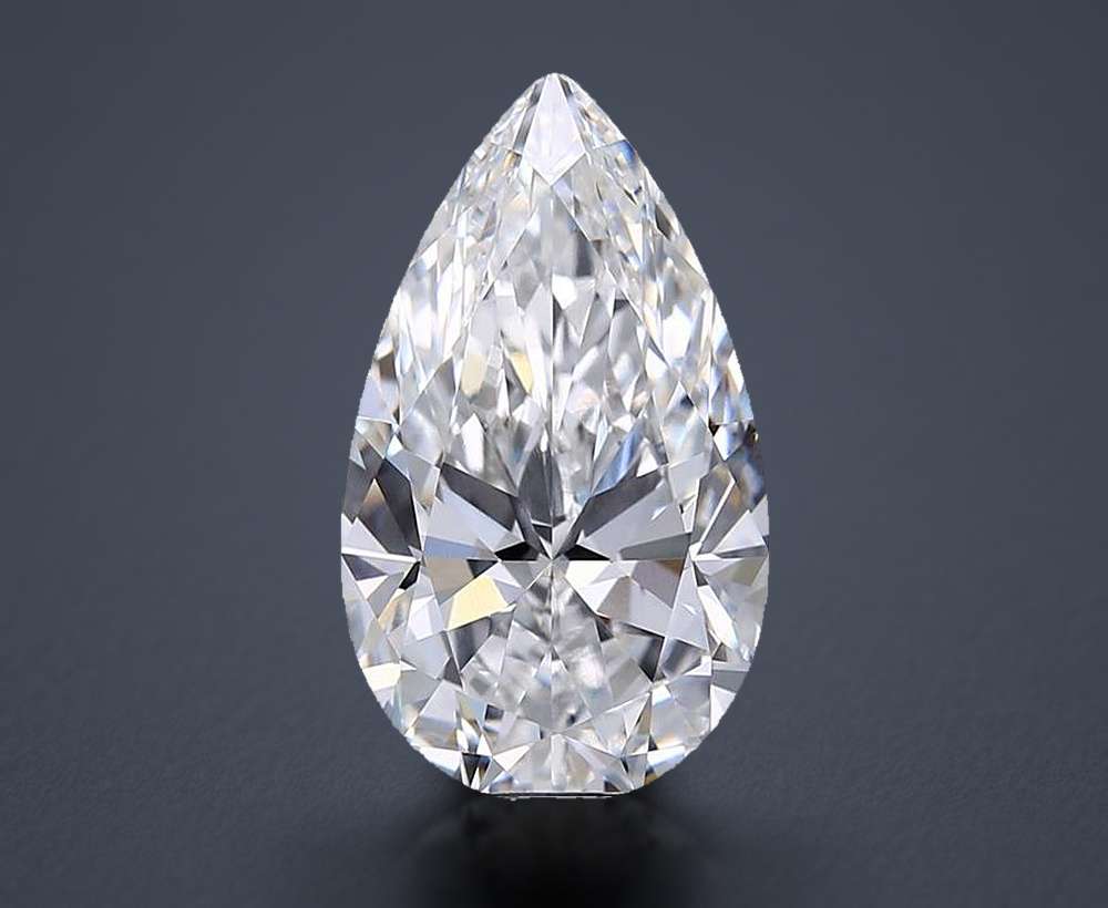 3.24 Carat Pear Lab Diamond