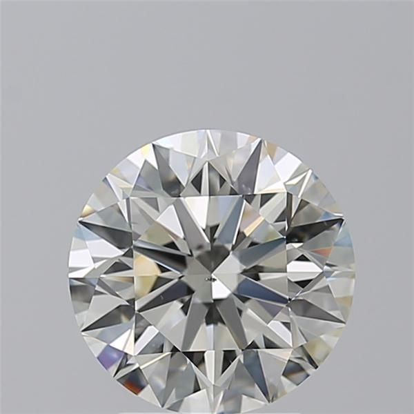 3.01ct K VS2 Rare Carat Ideal Cut Round Diamond