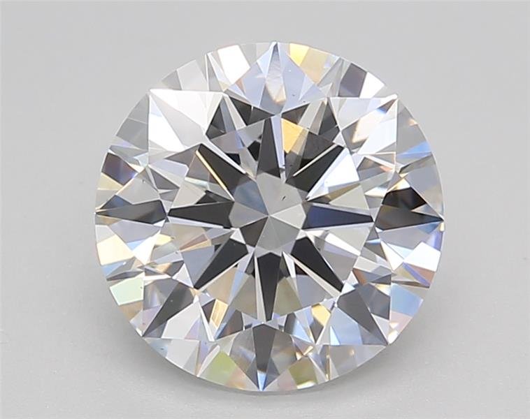 2.55ct D VS2 Rare Carat Ideal Cut Round Lab Grown Diamond