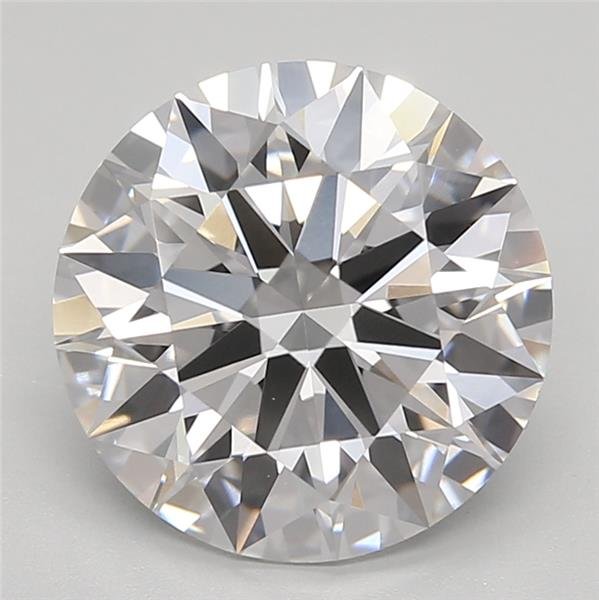 3.13ct E VVS1 Rare Carat Ideal Cut Round Lab Grown Diamond
