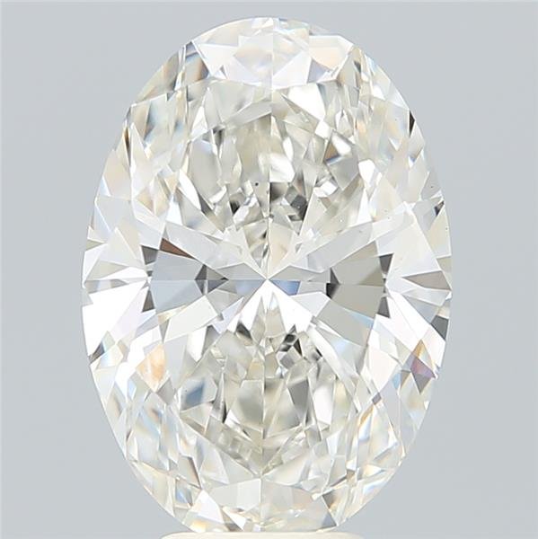 6.19ct H VS1 Rare Carat Ideal Cut Oval Lab Grown Diamond