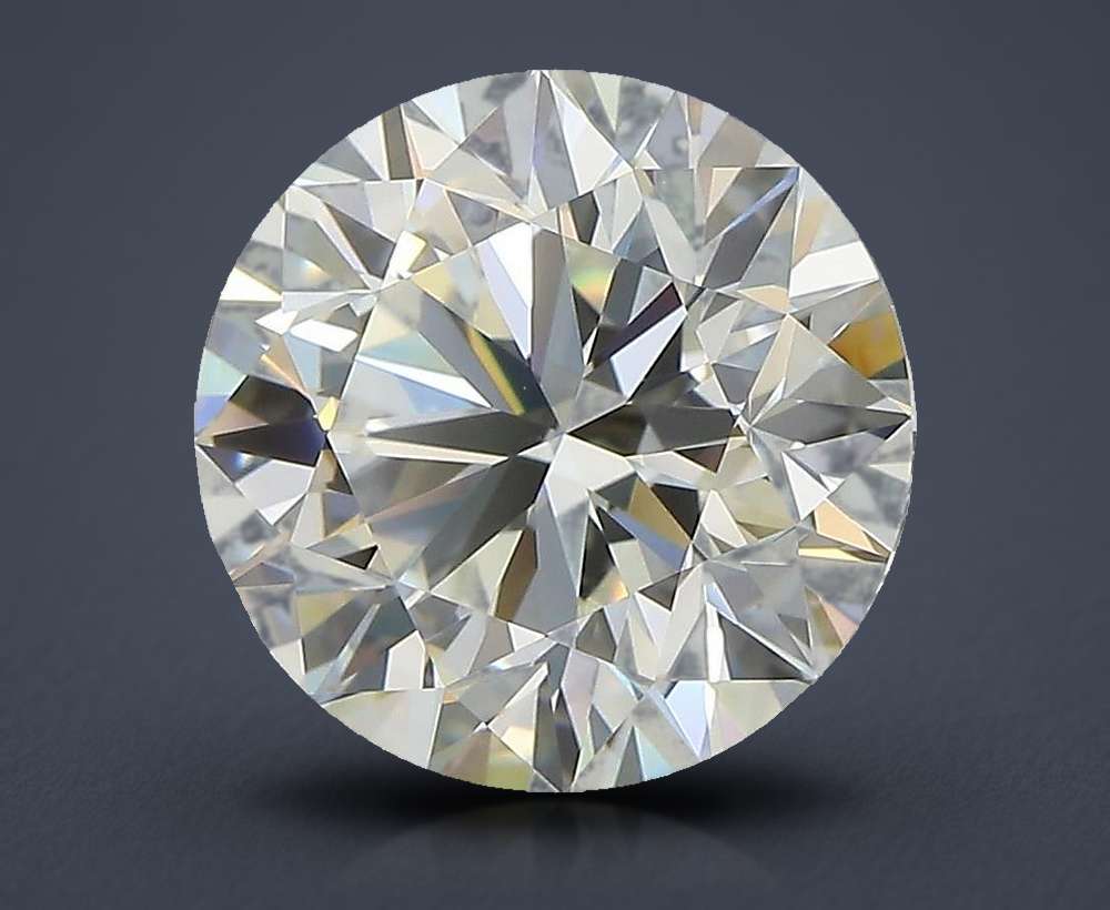 3.78 Carat Round Lab Diamond