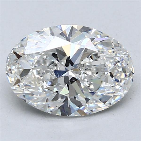 2.02ct E VS2 Rare Carat Ideal Cut Oval Lab Grown Diamond