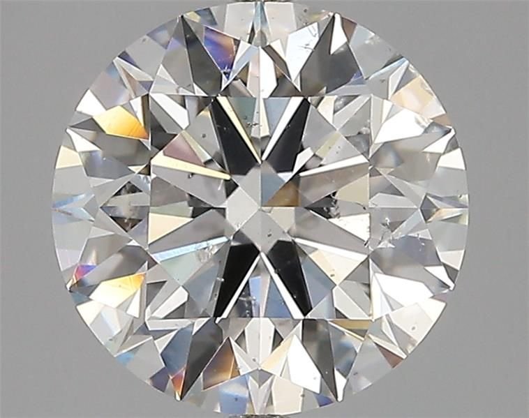 3.04ct H SI2 Rare Carat Ideal Cut Round Diamond