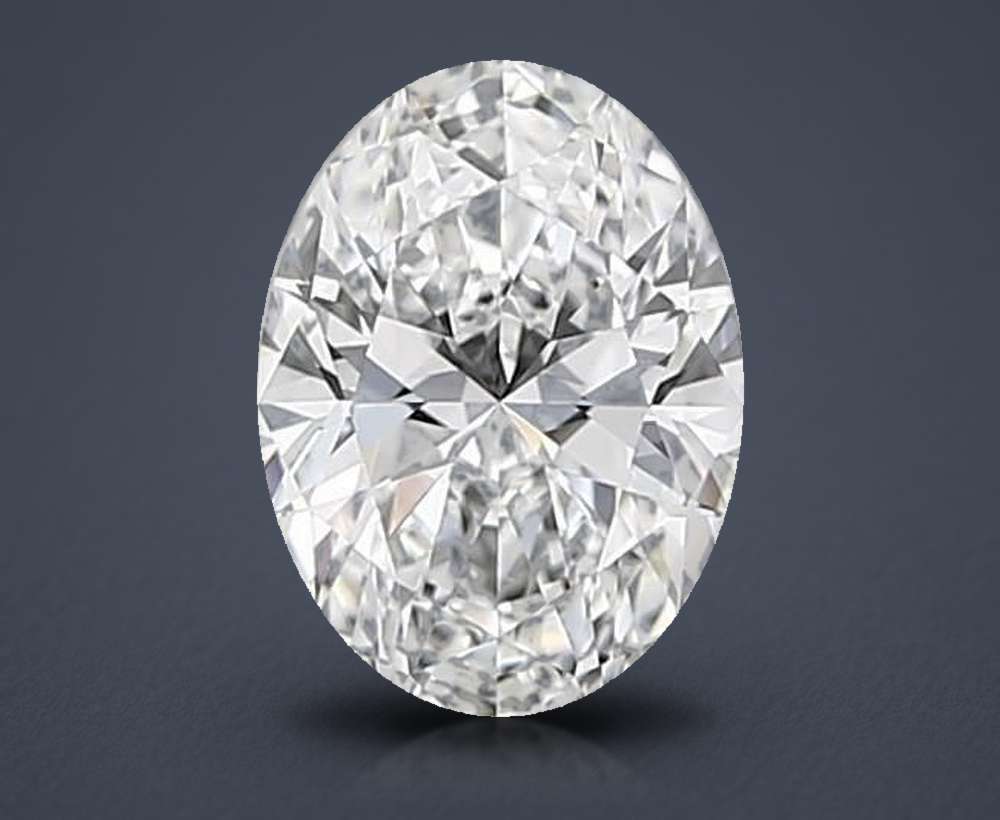 1.00 Carat Oval Lab Diamond
