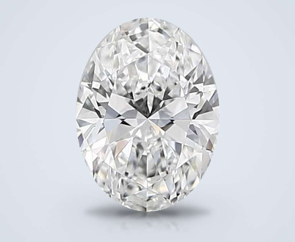 1.00 Carat Oval Lab Diamond