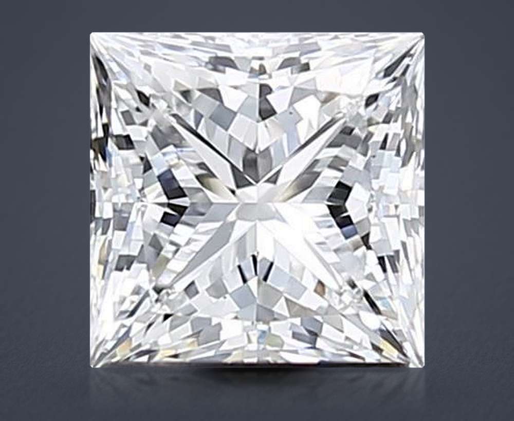1.60 Carat Princess Lab Diamond