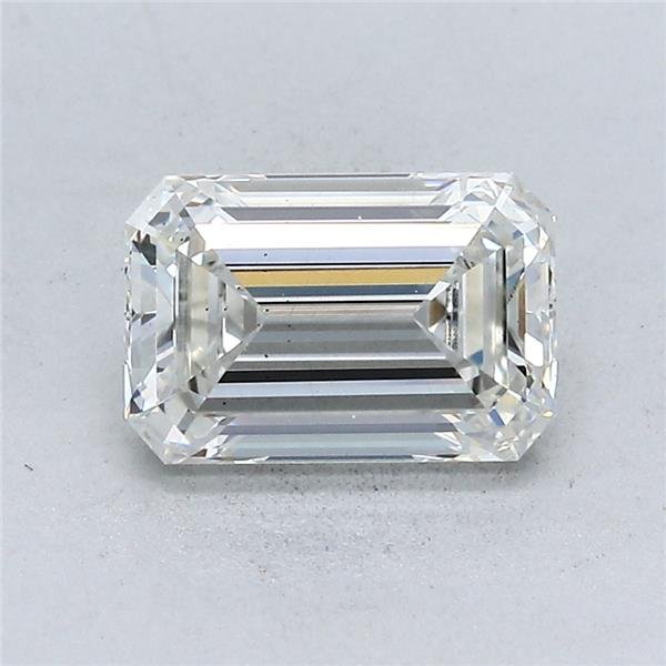 1.78ct G SI1 Rare Carat Ideal Cut Emerald Lab Grown Diamond