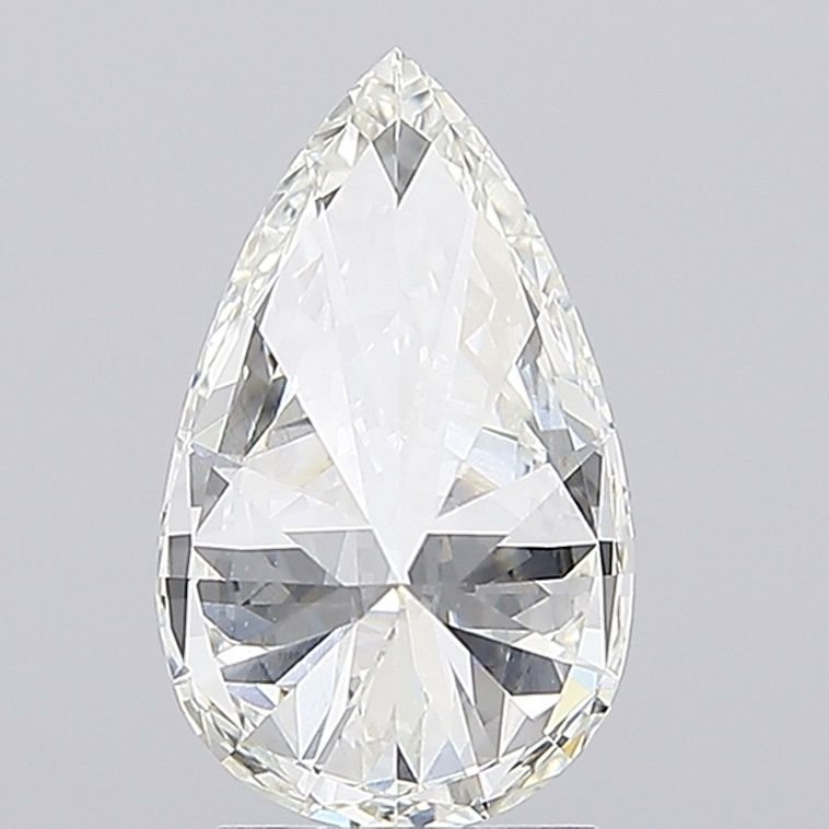 2.54ct G VVS2 Rare Carat Ideal Cut Pear Lab Grown Diamond