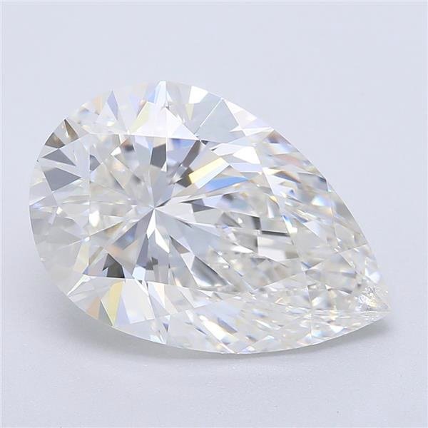 2.28ct F SI1 Rare Carat Ideal Cut Pear Lab Grown Diamond