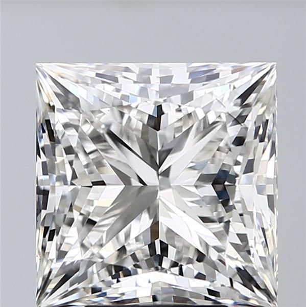 6.31ct G VS2 Rare Carat Ideal Cut Princess Lab Grown Diamond