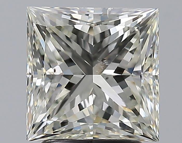 2.50ct K SI2 Rare Carat Ideal Cut Princess Diamond