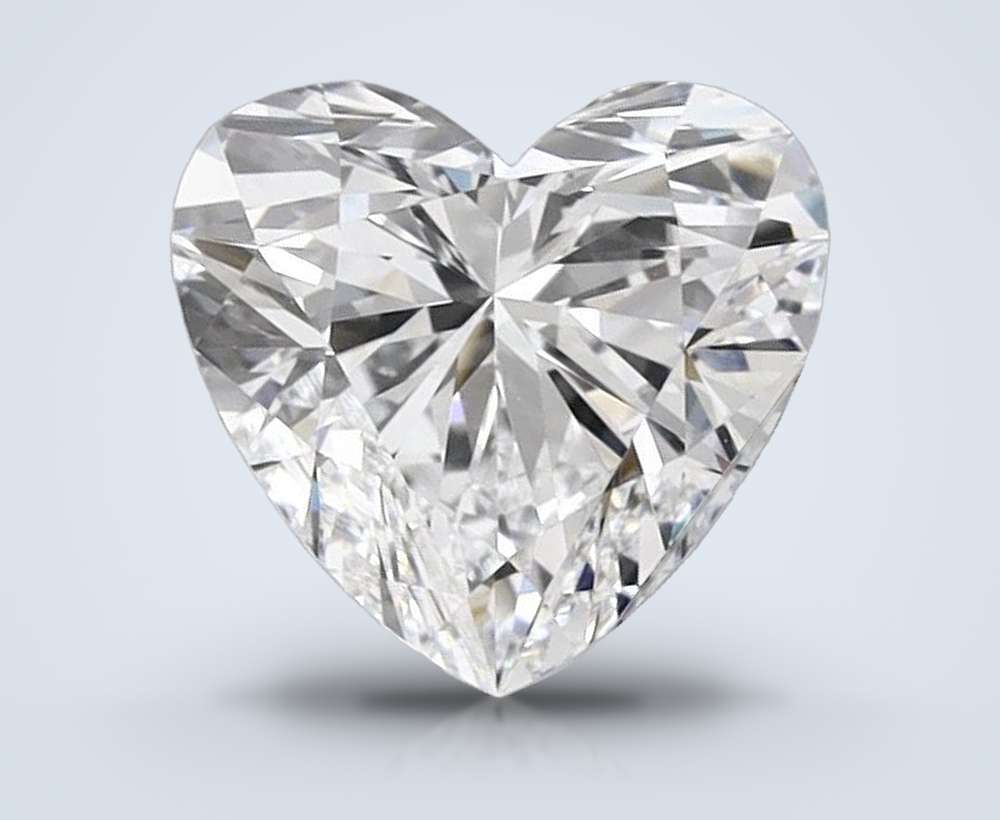 1.61 Carat Heart Lab Diamond
