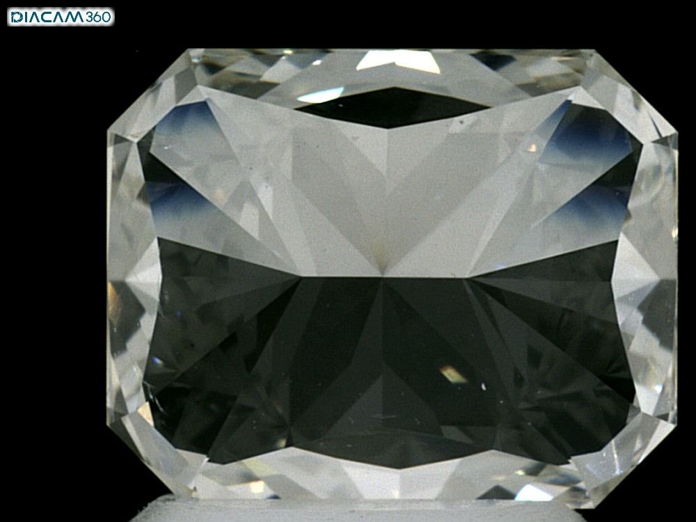 2.51ct K SI1 Rare Carat Ideal Cut Radiant Diamond