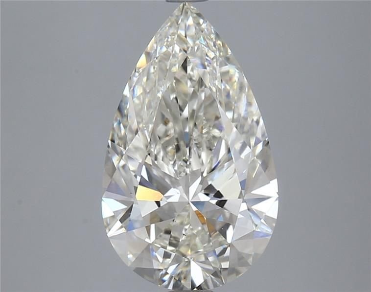 4.06ct I VS1 Rare Carat Ideal Cut Pear Lab Grown Diamond