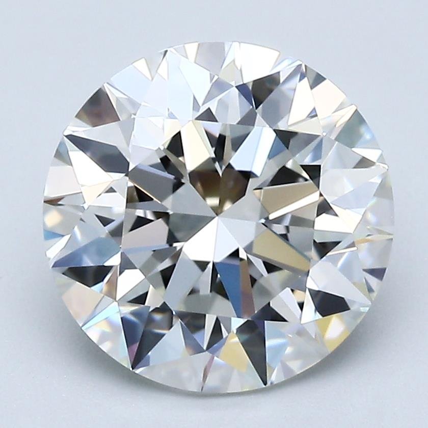 3.55ct G VVS2 Rare Carat Ideal Cut Round Diamond