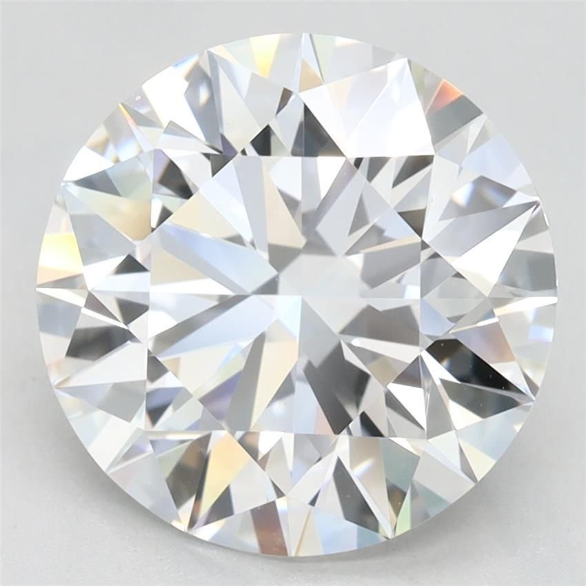 4.07ct D VVS1 Rare Carat Ideal Cut Round Lab Grown Diamond
