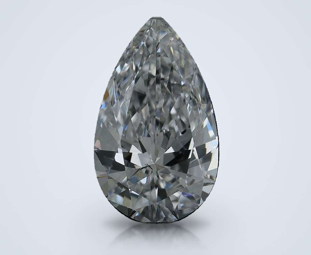 1.00 Carat Pear Lab Diamond