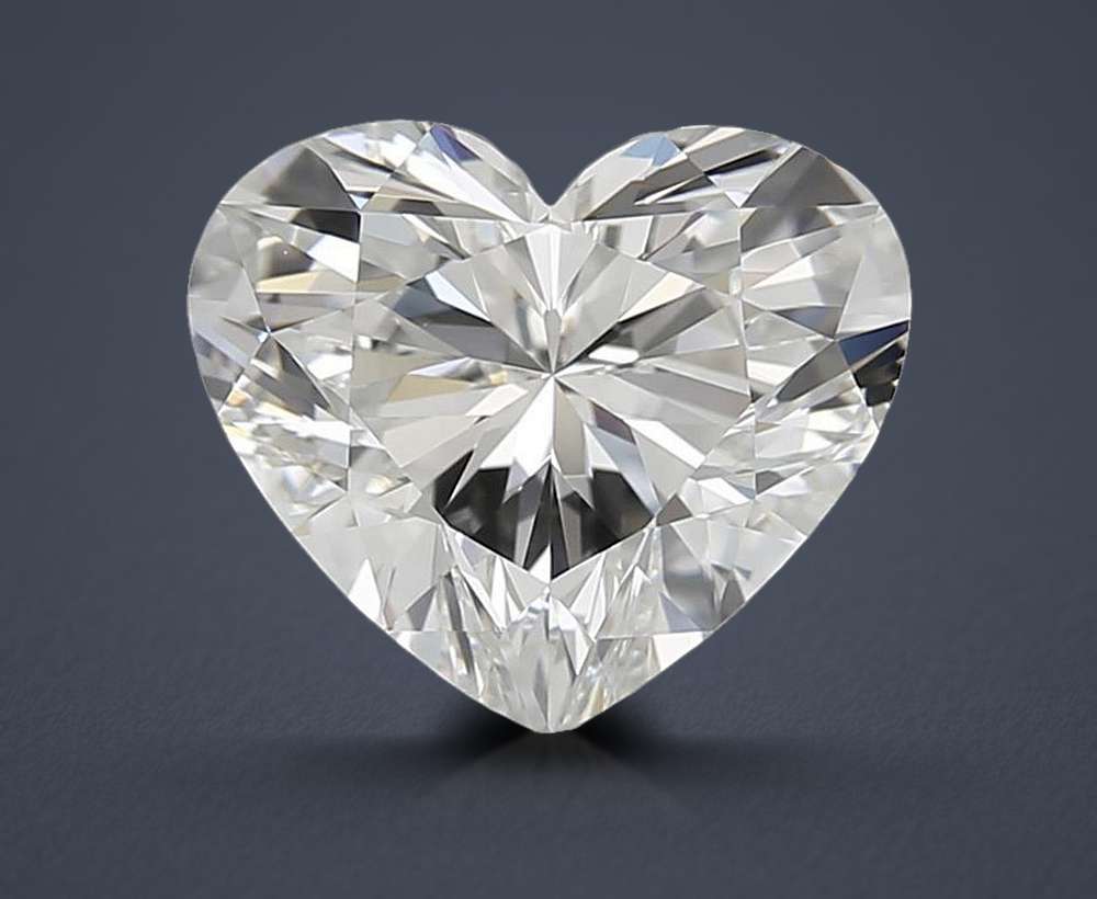 1.00 Carat Heart Lab Diamond