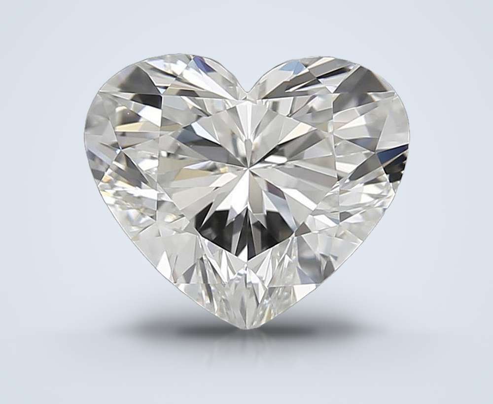 1.00 Carat Heart Lab Diamond