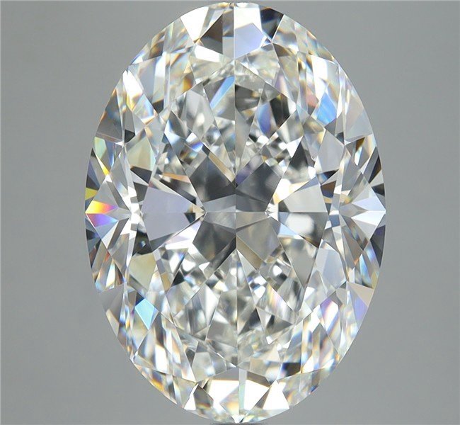 6.51ct G VVS2 Rare Carat Ideal Cut Oval Diamond