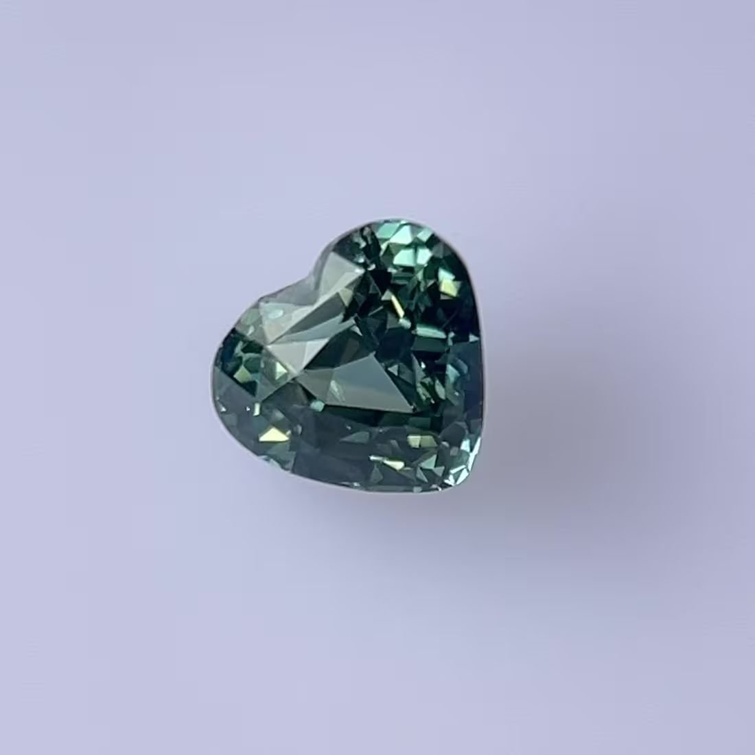 2.20 Carat Teal Heart Sapphire