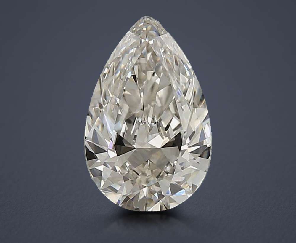 0.71 Carat Pear Natural Diamond