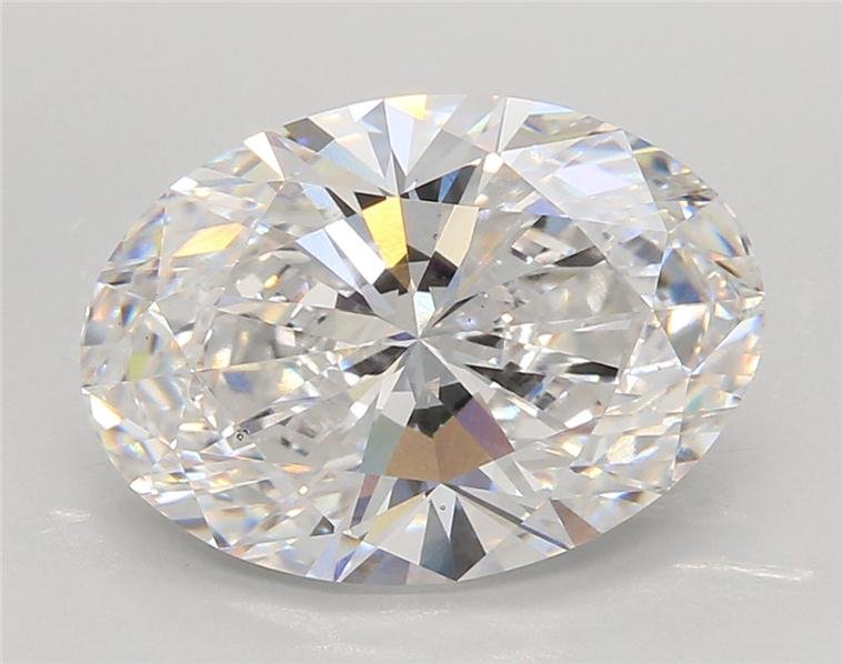 5.06ct E VS1 Rare Carat Ideal Cut Oval Lab Grown Diamond