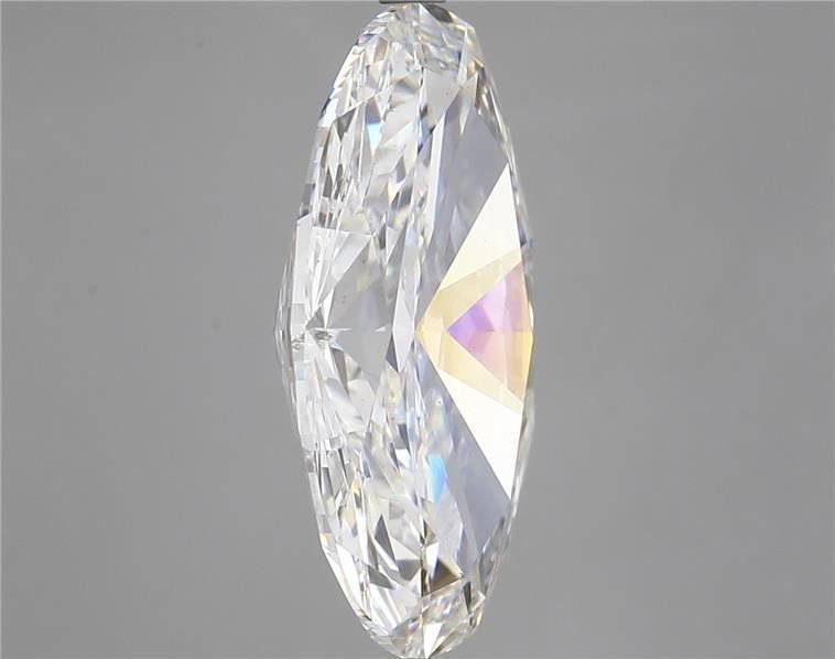 7.29ct F SI1 Rare Carat Ideal Cut Oval Lab Grown Diamond