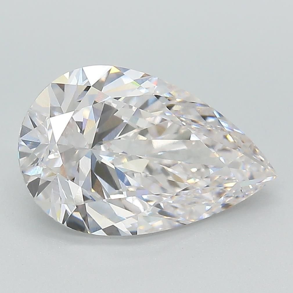 3.11ct G VS1 Rare Carat Ideal Cut Pear Lab Grown Diamond