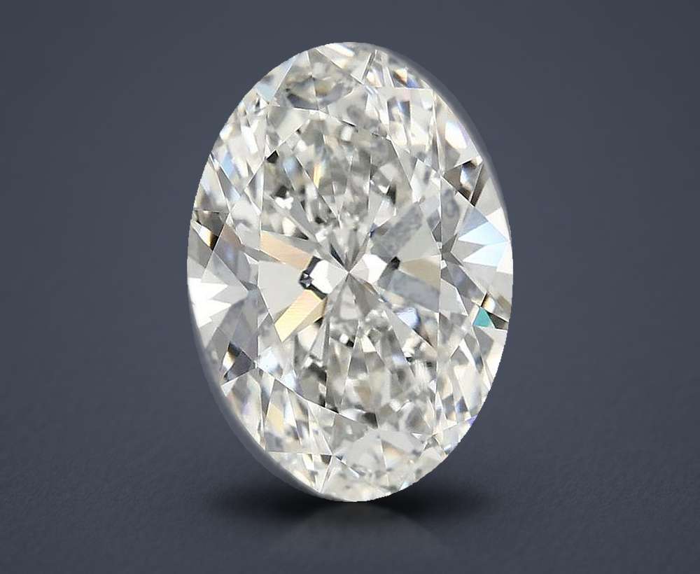 3.78 Carat Oval Lab Diamond