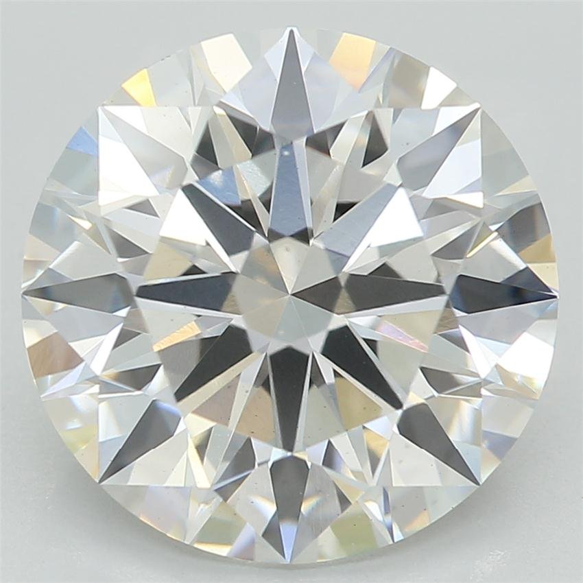 3.09ct F VS1 Rare Carat Ideal Cut Round Lab Grown Diamond