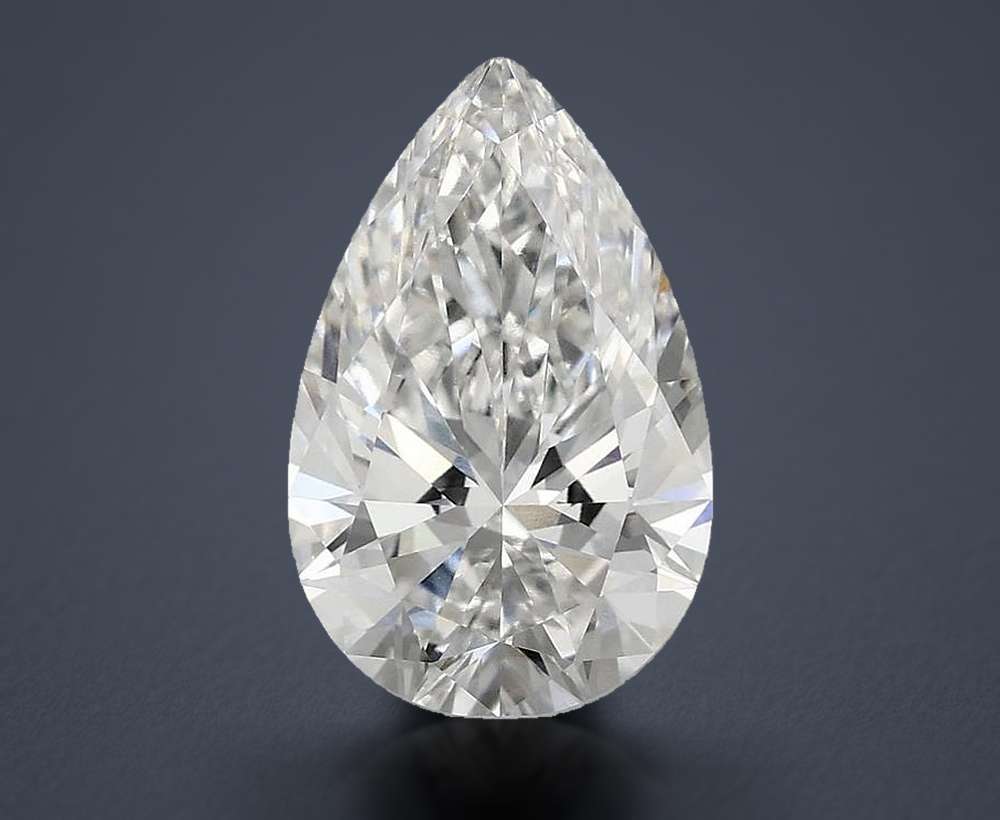 3.76 Carat Pear Lab Diamond