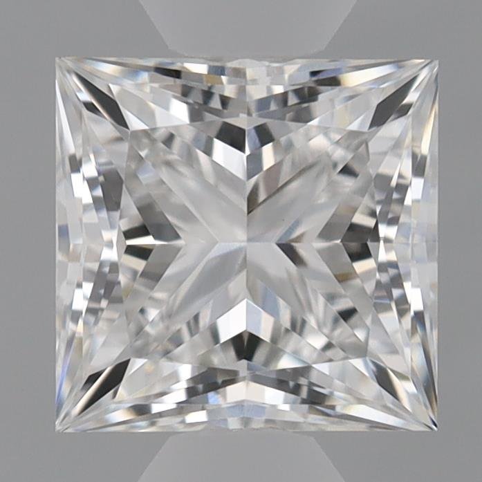 0.67ct E VVS2 Rare Carat Ideal Cut Princess Lab Grown Diamond