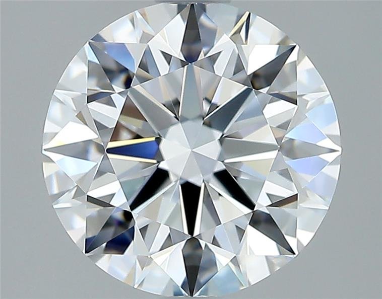 2.03ct D FL Rare Carat Ideal Cut Round Diamond