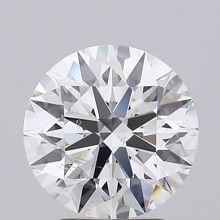 3.14ct F SI1 Rare Carat Ideal Cut Round Lab Grown Diamond