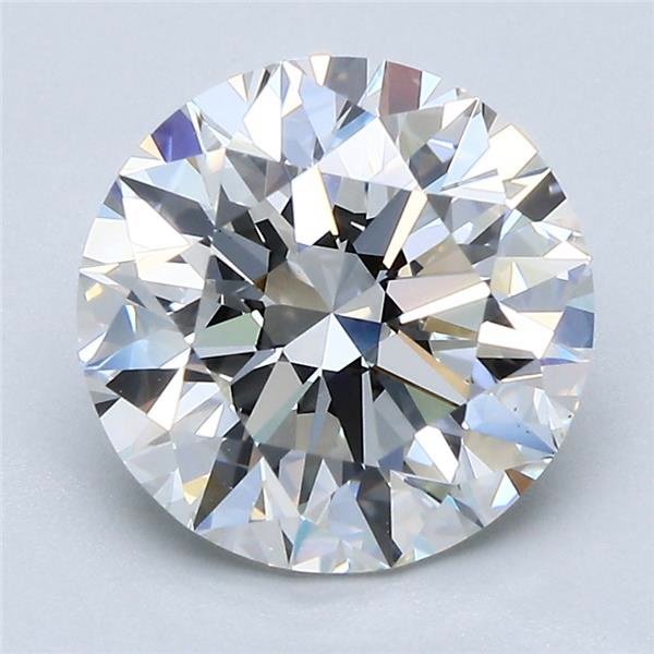 3.36ct H VS1 Rare Carat Ideal Cut Round Diamond