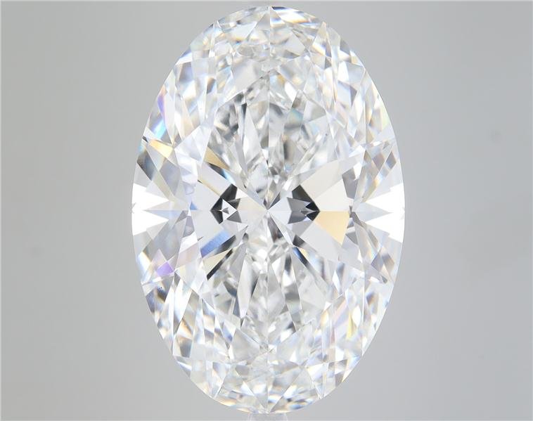 12.65ct F VS1 Rare Carat Ideal Cut Oval Lab Grown Diamond