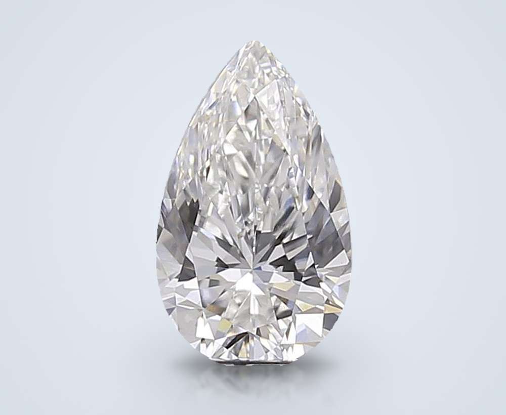 0.58 Carat Pear Lab Diamond